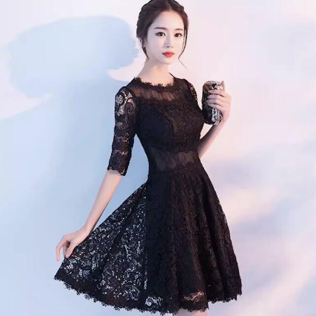 パーティードレス 結婚式 ドレスワンピース フォーマル 韓国  成人式 謝恩会 袖あり 20代 30代 40代 キャバ 大きいサイズ 入学式 卒業式 | ブランド登録なし | 04