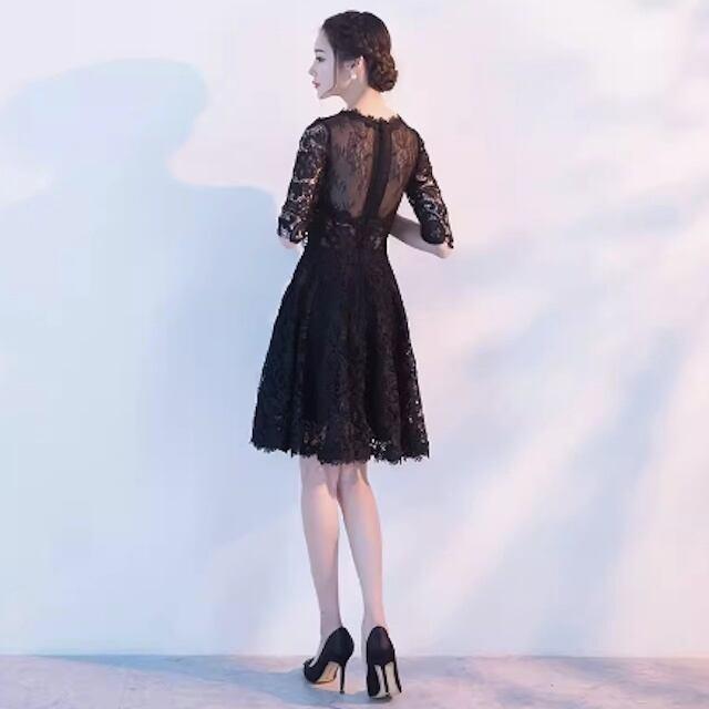 パーティードレス 結婚式 ドレスワンピース フォーマル 韓国  成人式 謝恩会 袖あり 20代 30代 40代 キャバ 大きいサイズ 入学式 卒業式 | ブランド登録なし | 10