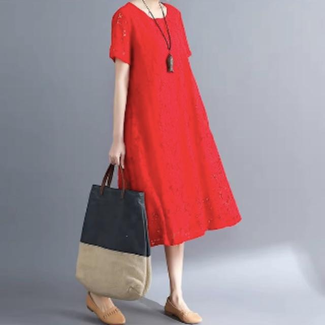 ワンピース 総レース レディース ロング 半袖 シースルー袖 結婚式 二次会 フォーマル 20代 30代 40代 黒 送料無料 | ブランド登録なし | 16