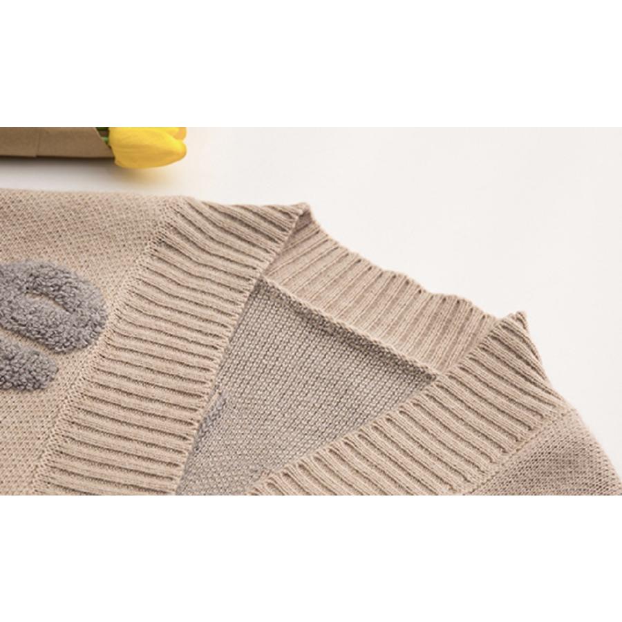 カーディガン レディース 10代20代30代40代 アウター コーディガン BIGロゴ もこもこ 羽織 防寒 厚手 柄物 大きめ ゆったり 通勤 カジュアル 秋冬 | ブランド登録なし | 15