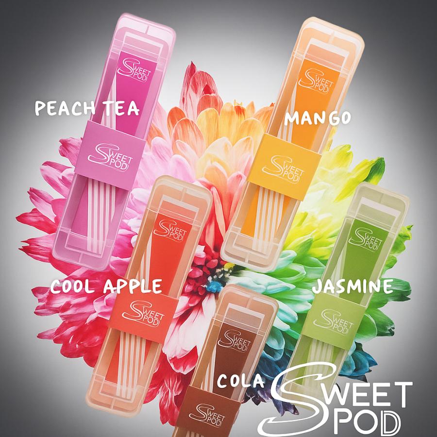 電子タバコ 使い捨て SWEET POD スウィートポッド 持ち運び シーシャ