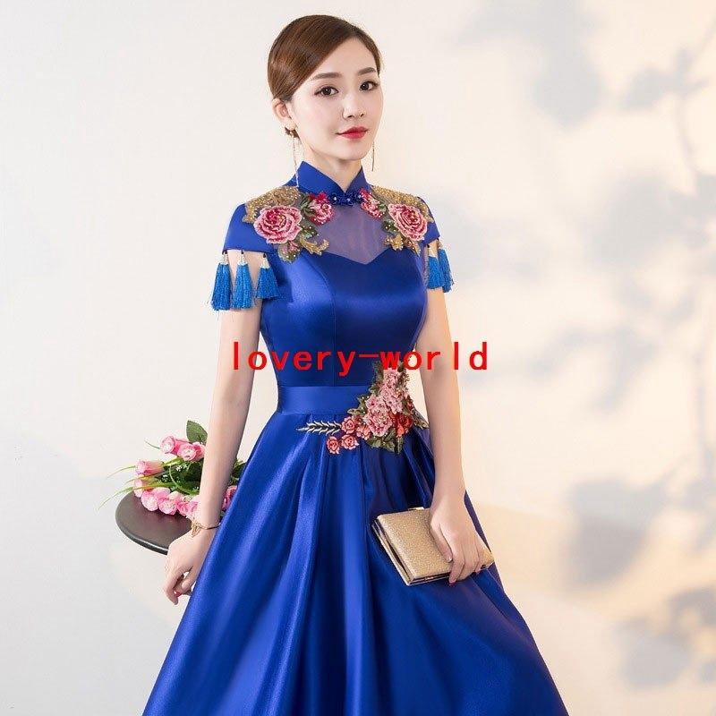 信頼 チャイナドレスワンピースチャイナ風ワンピースロングワンピースドレスワンピースチャイナ服ロング丈ボリューム刺繍花柄半袖シースルー 2600a0b1 Lovery World 通販 Yahoo ショッピング 人気ブランドを Www Doctor Plan Com