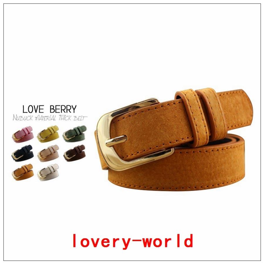 ベルトレディース太め合皮黒カジュアルおしゃれアースカラー白ブラウンキャメル Lov Lovery World 通販 Yahoo ショッピング