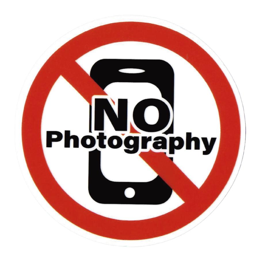 撮影禁止ステッカー1 : LOVES COMPANY STORE - 通販 - Yahoo!ショッピング