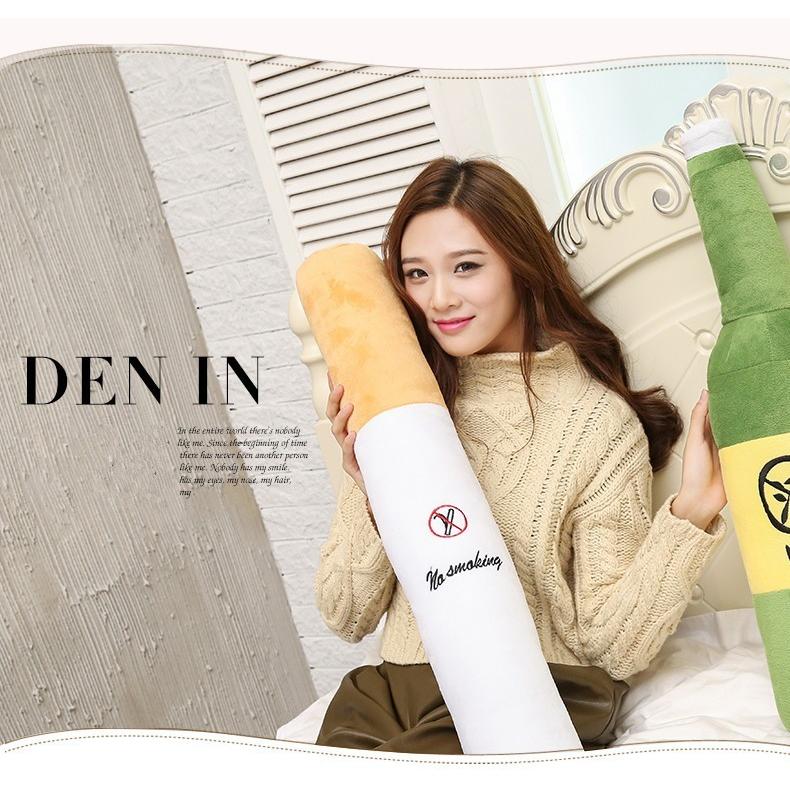 おもしろグッズ ぬいぐるみ たばこ ビール瓶 抱き枕 クッション 健康 禁酒禁煙60cm 90cm 4yhi9 Lovesoundヤフー店 通販 Yahoo ショッピング