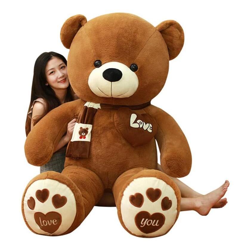 ぬいぐるみ くま 大きい クマ4色5サイズ75cm 90cm 1cm 140cm 160cm 180cm 熊 クリスマス