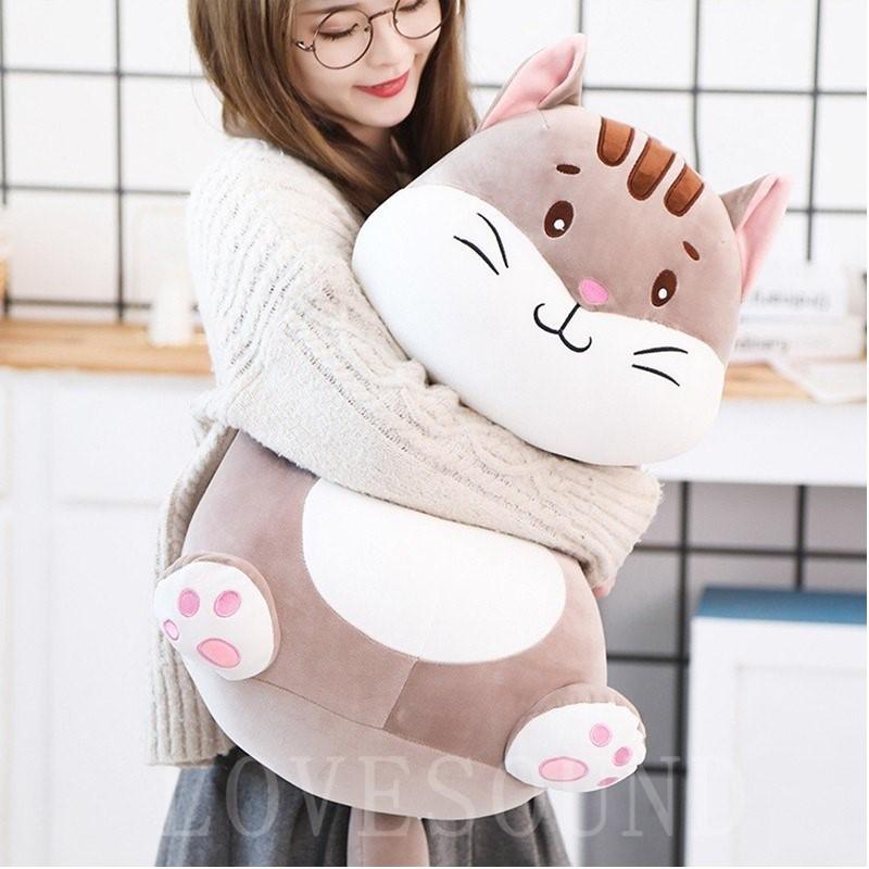 贅沢 猫ぬいぐるみねこリアル抱き枕おしゃれインテリア雑貨かわいい誕生日贈り物 ぬいぐるみ カラー A Www We Job Com