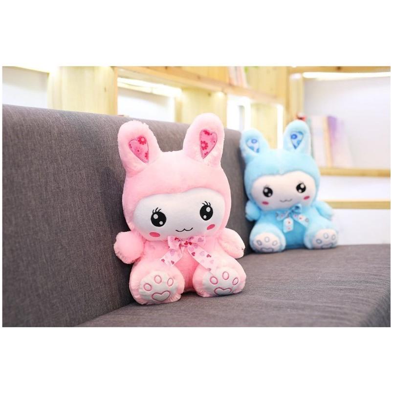 贅沢 快眠 安眠 ふわふわ Rabbit ラビット うさぎ ぬいぐるみ 兎 眠り枕 45cm プレゼント クリスマス 誕生日 彼氏 彼女 ぬいぐるみ カラー ピンク Www We Job Com