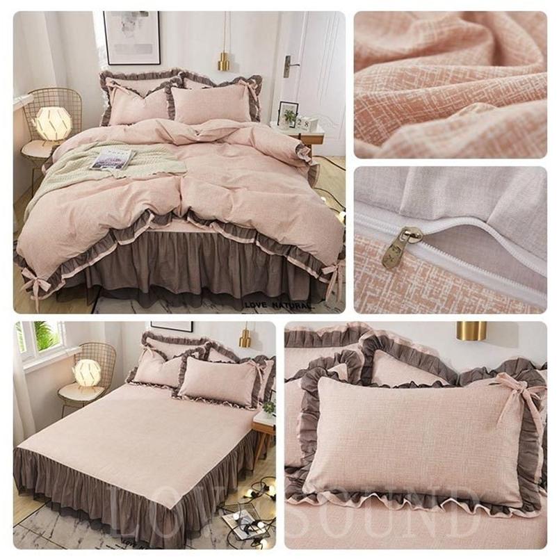 姫系掛け布団カバー布団カバーセットシングル3点セット北欧おしゃれエレガントかわいい可愛いベッドシーツ無地清潔丸洗い寝具 Lovqj01 Lovesoundヤフー店 通販 Yahoo ショッピング