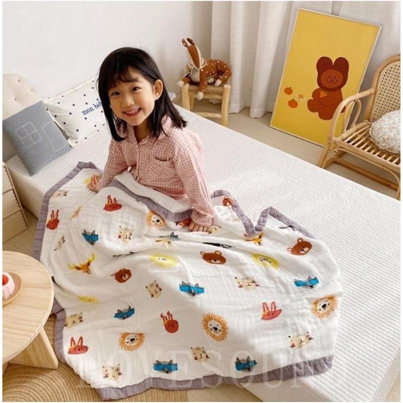 高品質の激安 大判8重ガーゼタオルケット子供用可愛い保育園ガーゼケットベビー用タオルキッズ超柔らかい吸水性110 110cmベビーバスタオル綿ガーゼケット ガーゼケット カラー 2 Www We Job Com