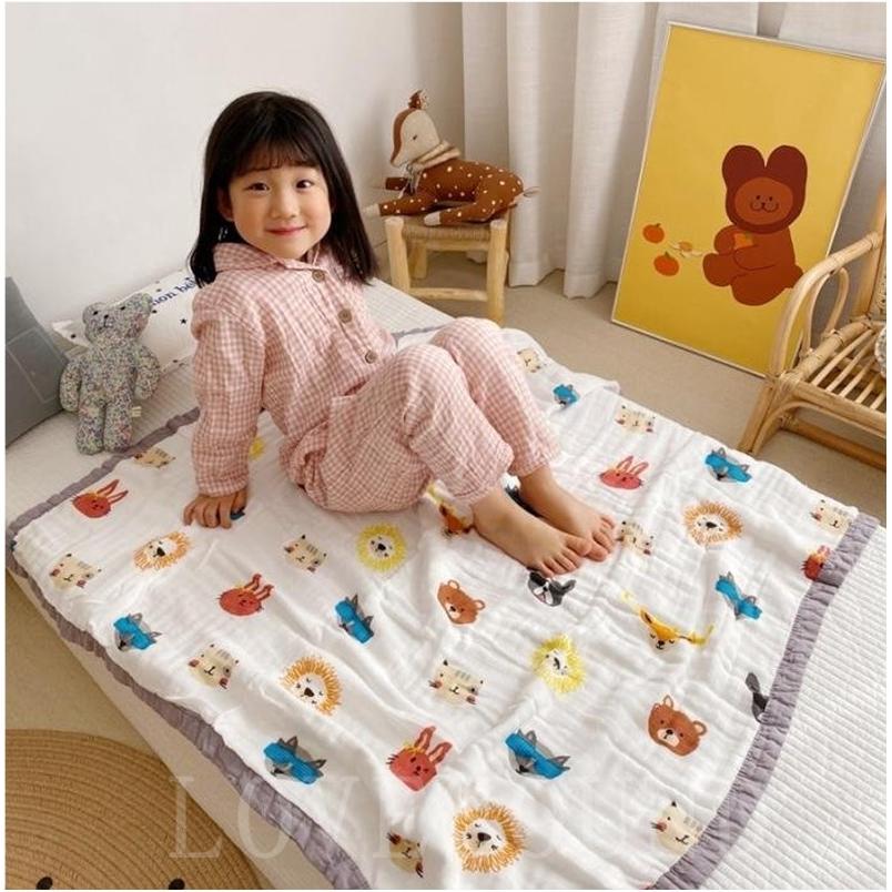 高品質の激安 大判8重ガーゼタオルケット子供用可愛い保育園ガーゼケットベビー用タオルキッズ超柔らかい吸水性110 110cmベビーバスタオル綿ガーゼケット ガーゼケット カラー 2 Www We Job Com