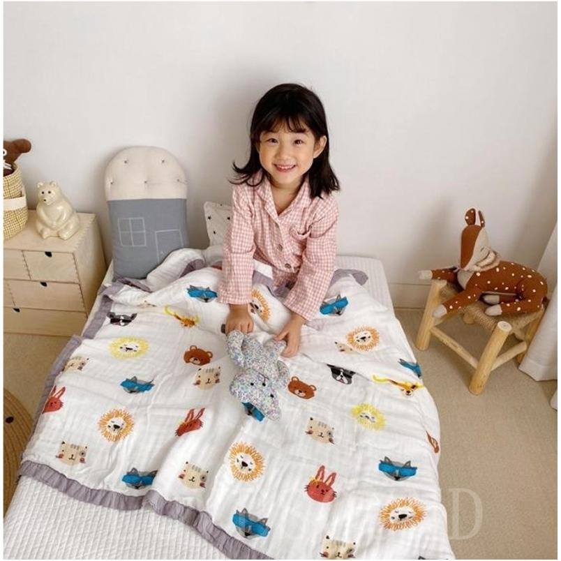 高品質の激安 大判8重ガーゼタオルケット子供用可愛い保育園ガーゼケットベビー用タオルキッズ超柔らかい吸水性110 110cmベビーバスタオル綿ガーゼケット ガーゼケット カラー 2 Www We Job Com