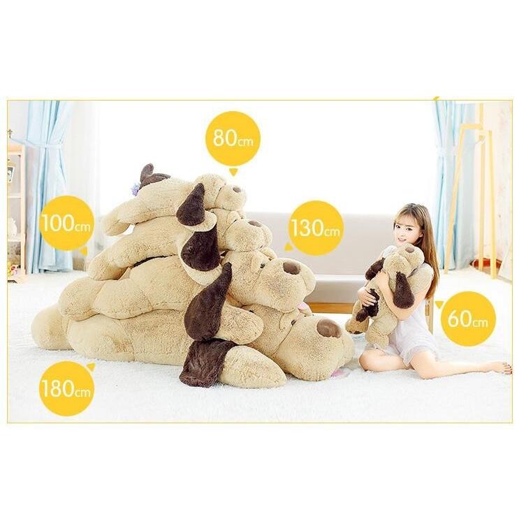 いぬ ぬいぐるみ 特大 犬 動物ぬいぐるみ 大きい イヌ クッション ビッグサイズ180cm Mkiuy341c Lovesoundヤフー店 通販 Yahoo ショッピング