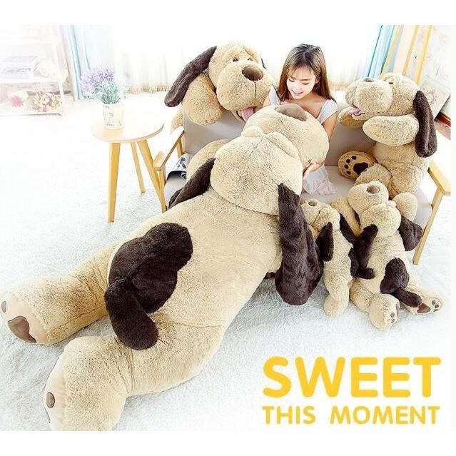 いぬ ぬいぐるみ 特大 犬 動物ぬいぐるみ 大きい イヌ クッション ビッグサイズ180cm Mkiuy341c Lovesoundヤフー店 通販 Yahoo ショッピング