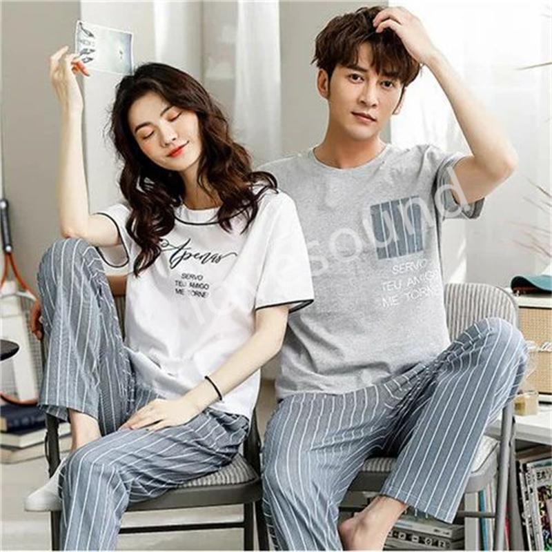 ペア パジャマ 半袖 夏 カップルパジャマ 夏 寝間着 寝巻き ペア ルームウェア 結婚祝い ギフト プレゼント ペアルック カップル お揃い 服 ペア おしゃれ パジ Uqiuryyizl 下着 靴下 部屋着 Editorialdismes Com