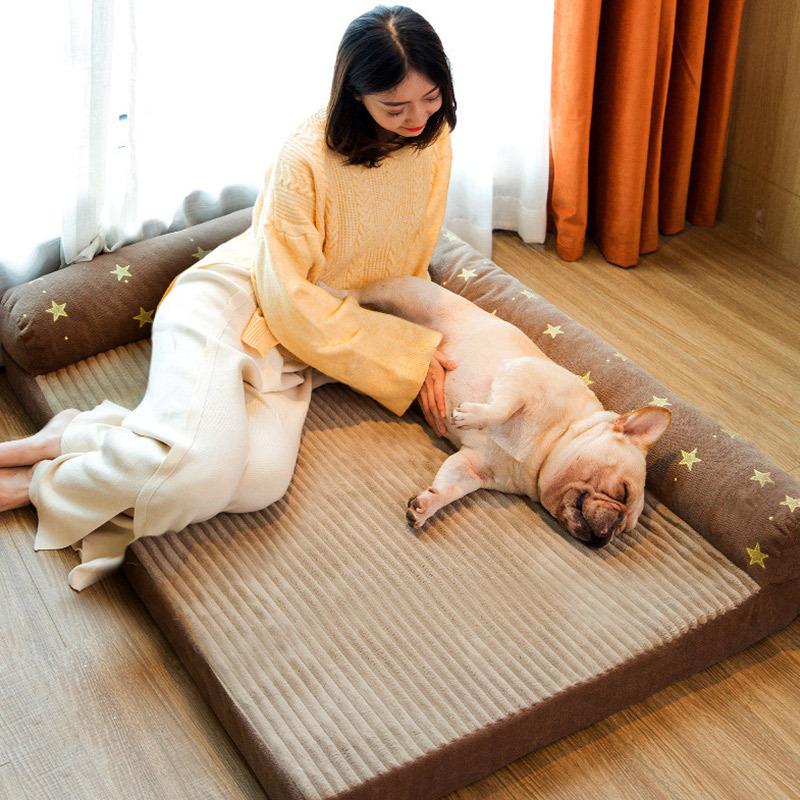 星柄 犬用 猫用 かわいい ペットベッド 中型犬 大型犬 滑り止め加工 柔らかい四季通用 送料無料 大きいサイズ R0414cw38 Lovesoundヤフー店 通販 Yahoo ショッピング