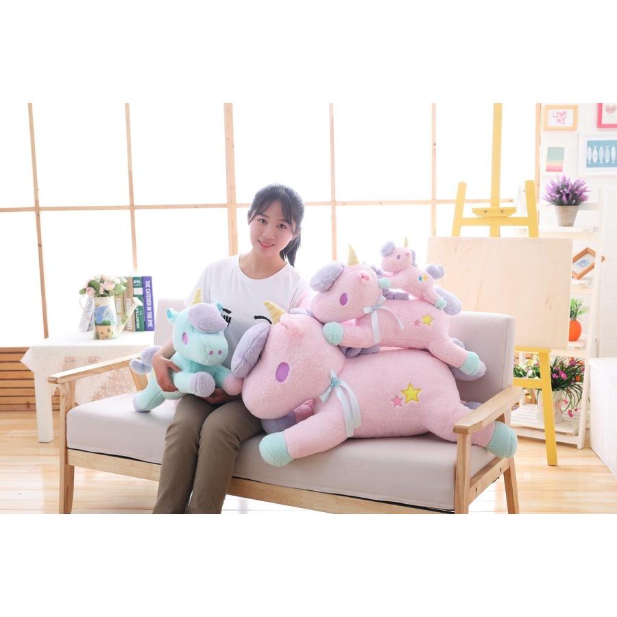 ユニコーン ぬいぐるみ かわいい 2サイズ 誕生日プレゼント 抱き枕 クッション ふわふわ 55cm 頭から 後ろ足の長さ 85cm Yunikoo Lovesoundヤフー店 通販 Yahoo ショッピング