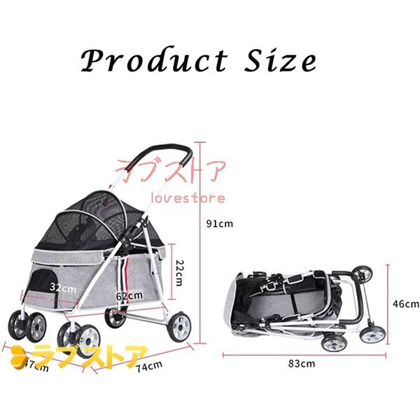 ペットカート 犬 カート いぬ用 バギー 4輪バギー 猫 リュック ペットカート 犬 カートいぬ用 (Color : Blue) ペットカート 犬