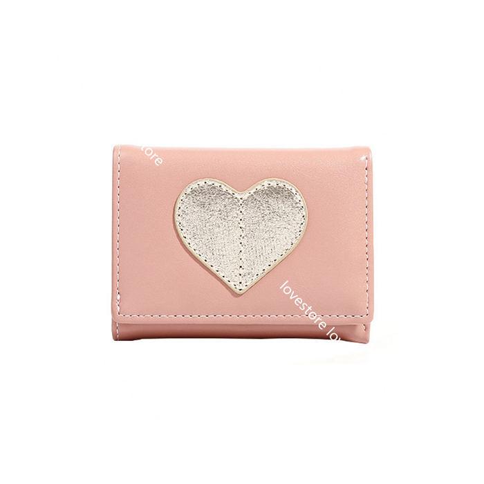ハート 短財布 レディース 三つ折り ミニ折り財布 バイカラー軽い 韓国 金運 キャラクター カード 小銭入れ かわいい Puレザー 学生 二つ折り財布 超激安 Www Casascordeiro Com Br