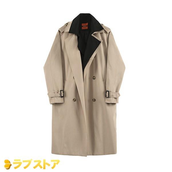 最も トレンチコート メンズコート フェイクレイヤード ビジネス 薄手 長袖 春服 アウター カッコイイ ロング丈 スプリングコート ベルト付き トレンチコート カラー カーキ Www Gatorheatandair Com