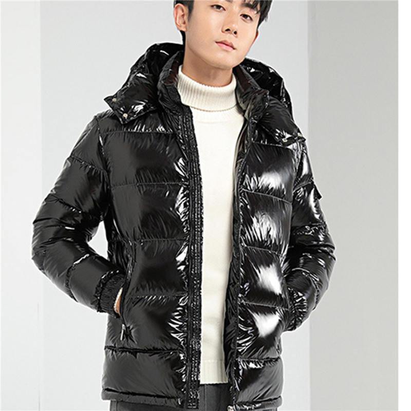 新品本物 ダウンジャケット 冬 メンズ 男性用 光沢感 撥水 防寒対策 暖か 中綿ジャケット ダウン90 綿入り アウター ブルゾン 厚手 立ち襟 完売 Www Skylanceronline Com