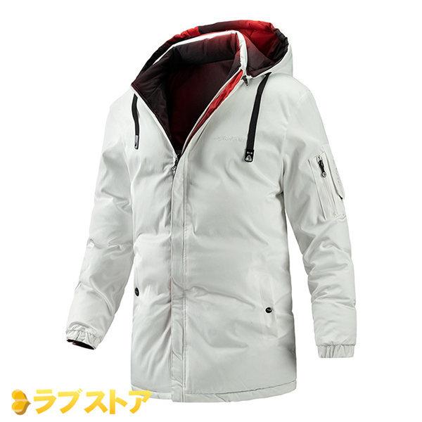 爆売り! アウター 冬 ジャケット 綿入り ダウンコットン メンズ 中綿ジャケット 両面着 あったか 防風 フード付き取り外し可 厚手 リバーシブル 中綿コート カラー:ブラック 爆売り! アウター 冬 ジャケット 綿入り ダウンコットン メンズ 中綿ジャケット 両面着 あったか 防風 フード付き取り外し可 厚手 リバーシブル 中綿コート カラー:ブラック