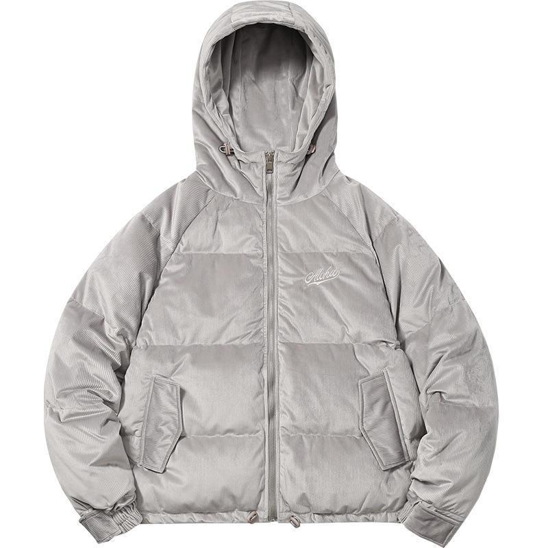 予約販売品 保温 メンズ ダウンジャケット 冬用 カーゴポケット ショート丈 お洒落 登山 ダウンジャケット 厚手 アウター ゆったり おしゃれ 中綿ジャケット フェザー 白ダックダウン コーデュロイ コート アウター Dagl Tg