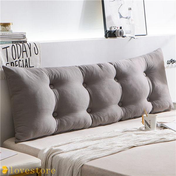 長い クッション 背もたれ 大きい 枕 ヘッドボードクッション 1 5m 読書用クッション ベッド ウエストピロー 出窓枕 1 8m 傾斜 背当て 腰当てクッション サイズ 1m Ilgaimportadora Com