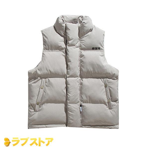 メンズ ダウンベスト コットンベスト 和風 量 無袖ジャケット 秋冬 チョッキ ノースリーブ 厚手 暖かい 立ち襟 防風 防寒 冬服 Spndoshicollege Com