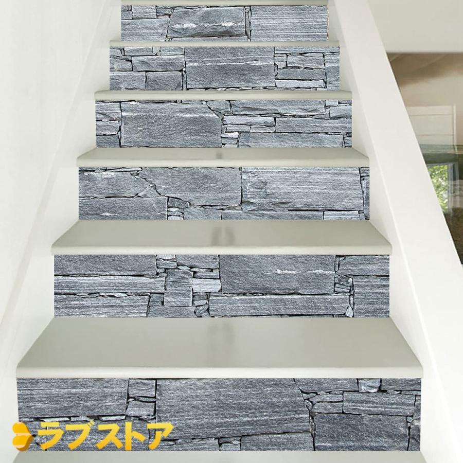 ウォールステッカー 壁紙シール 階段 ポスター ステッカー インテリア ウォールデコ ウォールペーパー 装飾 飾り おしゃれ モダンアート はがせる リフォーム Weefa7 ラブストア 通販 Yahoo ショッピング