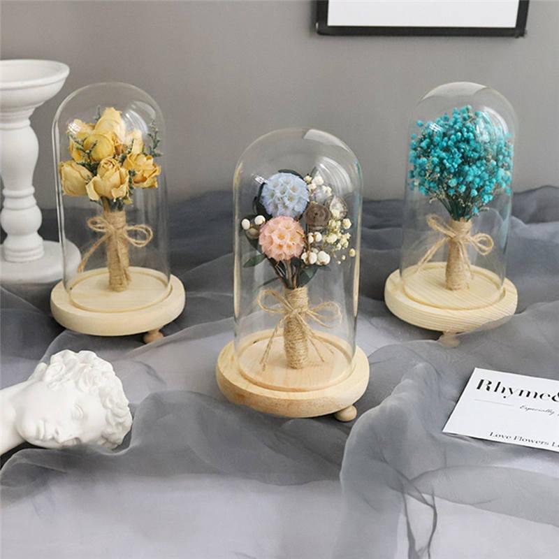 プリザーブドフラワー ドライフラワー 置物 枯れない花 永遠の花 造花 インテリア 北欧 ガラスボックス 人工観葉植物 北欧 おしゃれ ロマンチック Wyrah1fdcd ラブストア 通販 Yahoo ショッピング