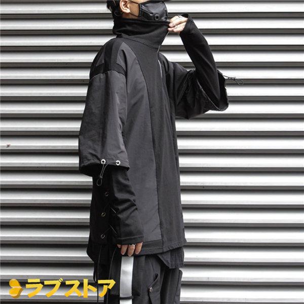 パーカー 立ち襟 メンズ ウインドブレーカー ゆったり 暗黒系 重ね着 サイバーパンク カッコイイ 春秋 忍者服 ジャンパー ファッション Wyrda4f1278 ラブストア 通販 Yahoo ショッピング