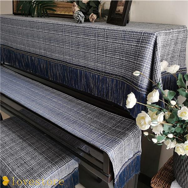 電子ピアノ用 田園風 田舎風 格子 ピアノカバー アップライト 厚手 3点セット 静電気防止 エレガント 防塵 洗濯可能 デジタル 通用型 楽天市場