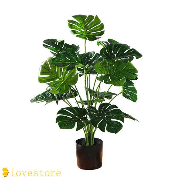 高さ約70cm 人工観葉植物 ポトス モンステラ フェイクグリーン 大型 鉢植え 水やり不要 枯れない オフィス用 リビング 美術館 新年 人気絶頂