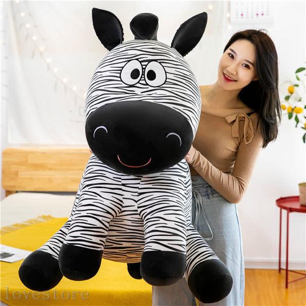 シマウマ ぬいぐるみ しまうま 動物 おもちゃ 可愛い もちもち ふわふわ もこもこ 柔らかく快適 ネムネム 人気 萌え萌え お見舞い 魅力の