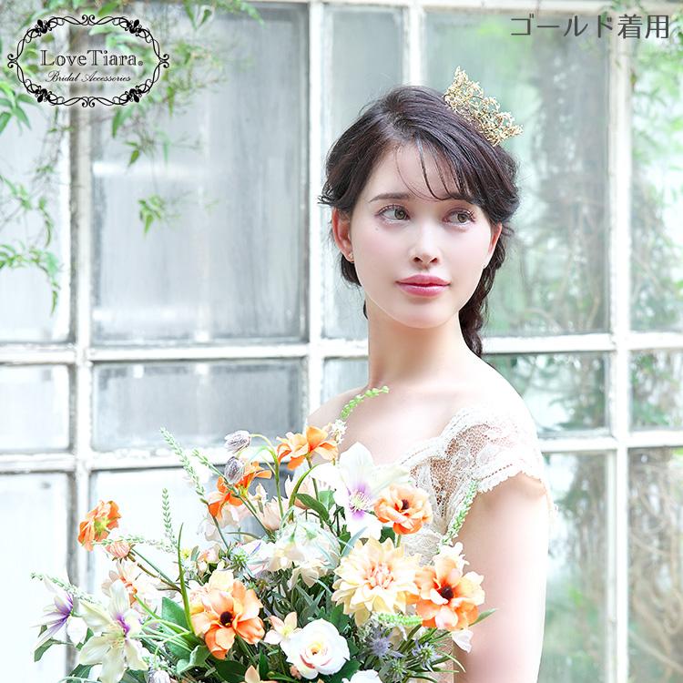 クラウン ティアラ 子供用 髪飾り 結婚式 文化祭 卒業式 ウェディング 王冠 カチューシャ キッズ フラワーの画像