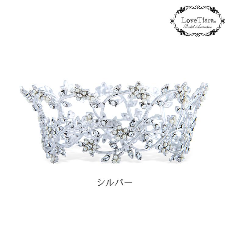 クラウン ティアラ 子供用 髪飾り 結婚式 文化祭 卒業式 ウェディング 王冠 カチューシャ キッズ フラワーの画像