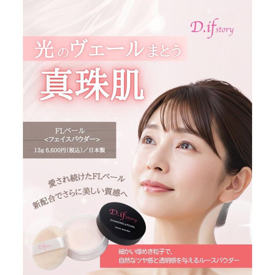 D.ifstory (ディフストーリー) FLベール13g ルースパウダー コスメ