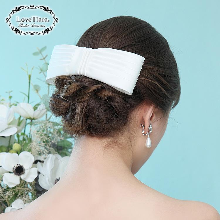 LoveTiara ラブティアラ リボンボンネ ホワイト