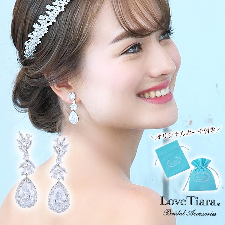 レディース Love Tiara ラブティアラ イリナジルコニアティアイヤリング