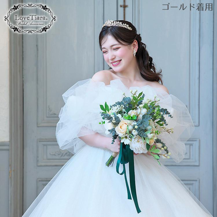 ティアラ カチューシャ 髪飾り 結婚式 花嫁 ヘッドアクセサリー