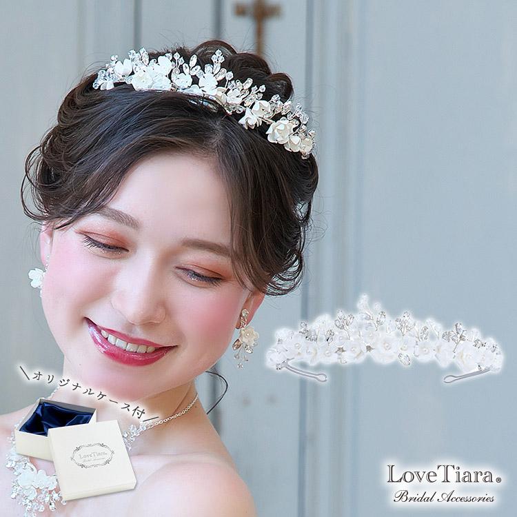 ティアラ カチューシャ 髪飾り 結婚式 花嫁 ヘッドアクセサリー