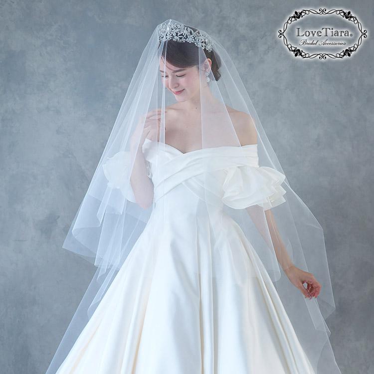べール ウエディング 結婚式 ウェディング 無地 おしゃれ 人気 80 300