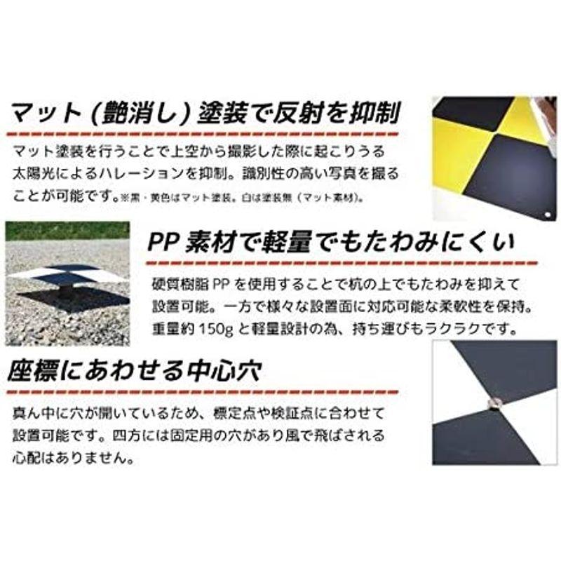 MYZOX マイゾックス 対空標識400 黄黒 （10枚入） TH400-BY
