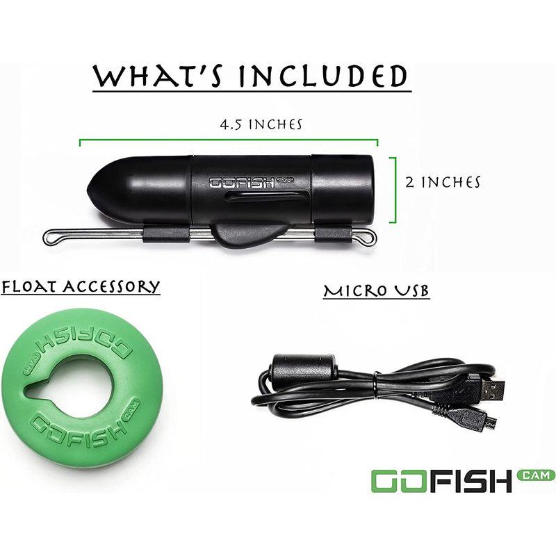ブランド Go FISH CAM ゴーフィッシュカム 防水 水中カメラ 長時間バッテリー 暗闇撮影 64GB Micro SDカード対応 1080p 【M8682994260】(30954円)