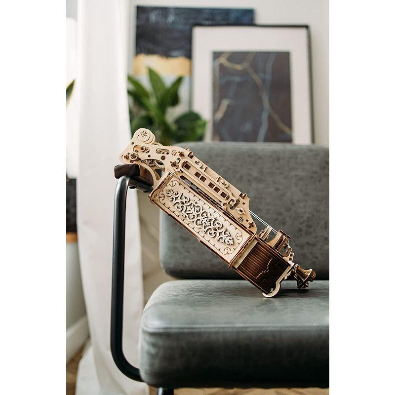 Wood Trick ウッドトリック リラ・ダ・ヴィンチ ハーディ ガーディ 楽器になる 3Dウッドパズル / 木製模型 Trick ウッドトリック リラ ダ ヴィンチ ハーディ ガーディ 楽器になる 3Dウッドパズル 木製模型