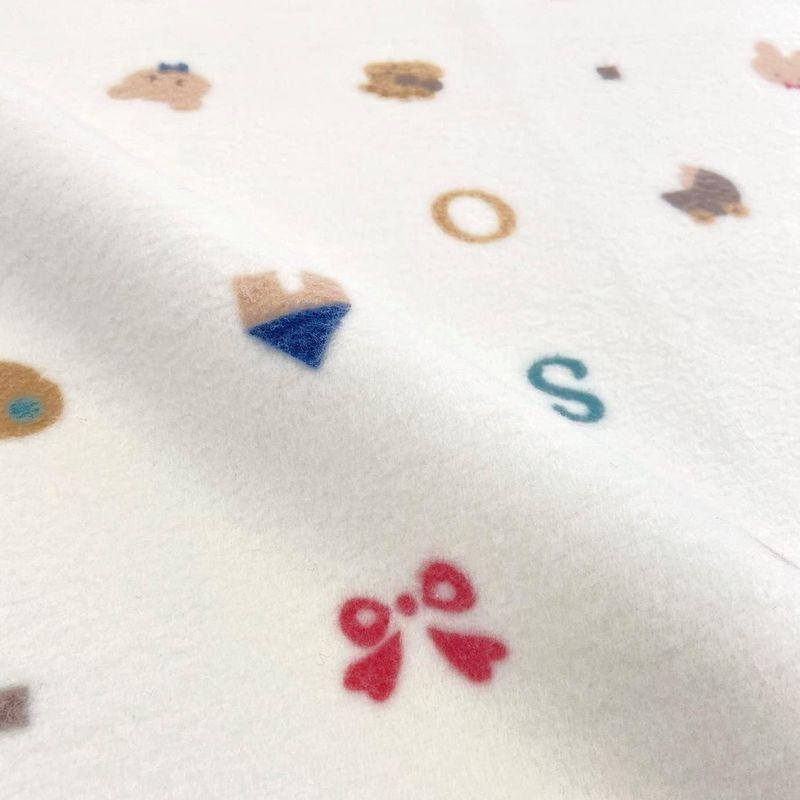 赤ちゃんの城 綿毛布 トーイズ アイボリー 日本製 115×85cm ベビー毛布