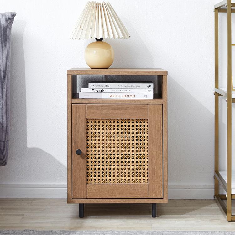 丈夫♦️高級ラタン　ローチェスト♦️収納ボード サイドテーブルにも♦️籐家具♦️送料込 LOWYA サイドテーブル 35cm ラタン調 おしゃれ テーブル 収納棚