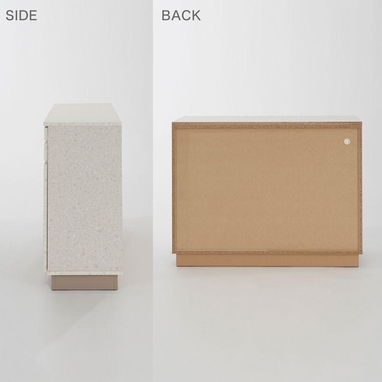 あきら】LOWYA キャビネット サイドボード キッチンカウンター あきら