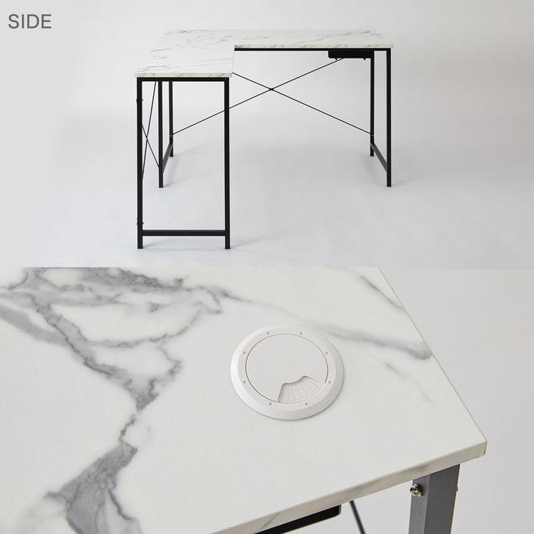Lowya 大理石調デスク幅100cm Lowya 大理石調デスク幅100cm デスク スチール 大理石柄 [幅100